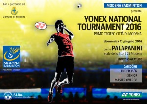 Yonex National Tournament 2016 a Modena