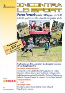 Il Badminton durante "Incontra lo Sport" sabato 10 maggio nel Parco Ferrari di Modena